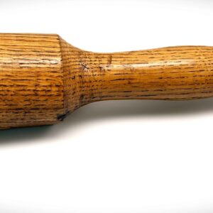 Maillet de sculpteur tourné entièrement en chêne 300 ans d'âge provenant d'une ancienne charpente.